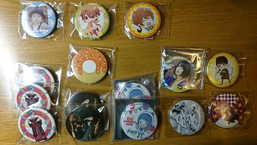 Amazon | ETA 運動会 缶バッジ | バッジ | おもちゃ