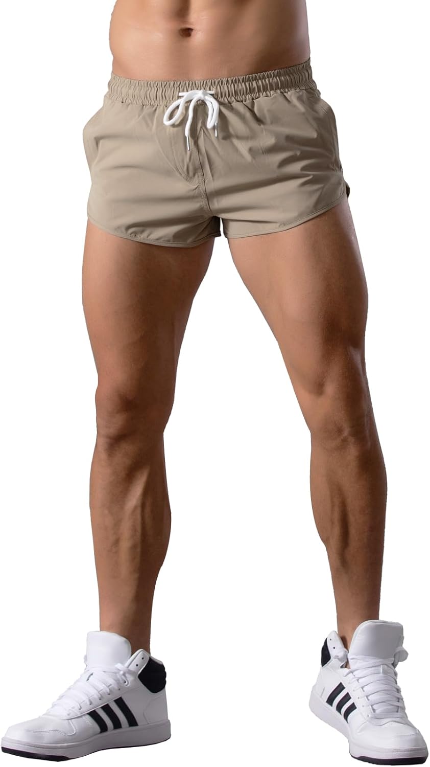 Mens Running Shorts 3 Inch Gym Short Shorts Quick Dry Athletic Workout SweatShorts with Pockets - Image 2