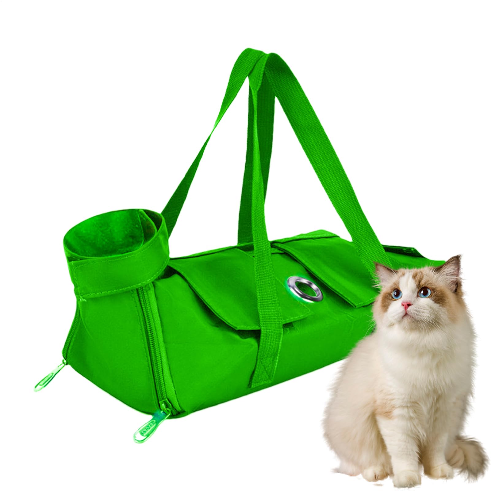 Sac de transport pour chat souple idéal pour la randonnée et la marche active