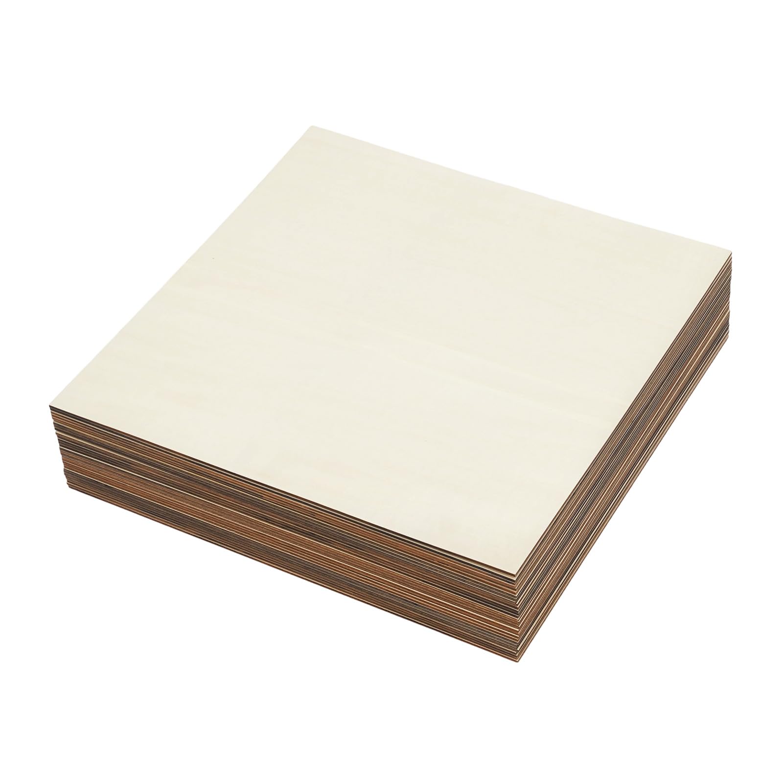30 pannelli di compensato quadrati, 400 x 400 mm, tiglio
