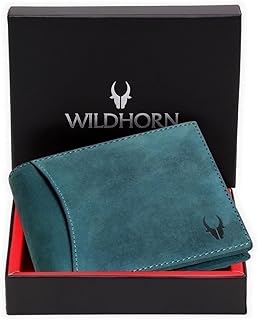 WildHorn Blue Hunter Leather Men's Wallet Price in India
