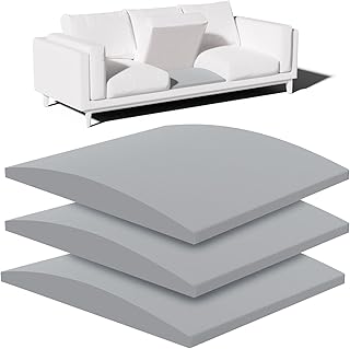 Couch Cushion Support for Sagging Seat – 3 Pack 22x22x2.4 Inch Sofa Cushion Board Saver & Replacement Insert for Saggy Couch or Chair, Quick No-Tool Install with 40D High Density Foam
