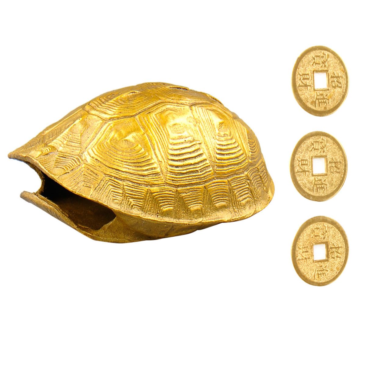 Tortue en cuivre artisanale cadeau Feng Shui idéal pour bureau et salon