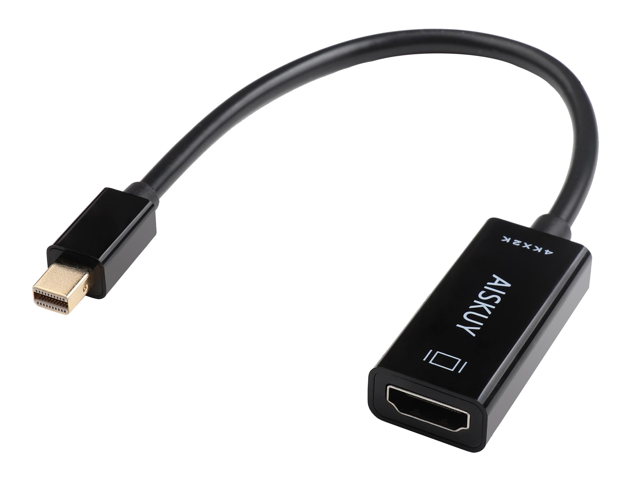 Amazon.com: AISKUY Mini Displayport to HDMI Adapter, 4k Mini DP