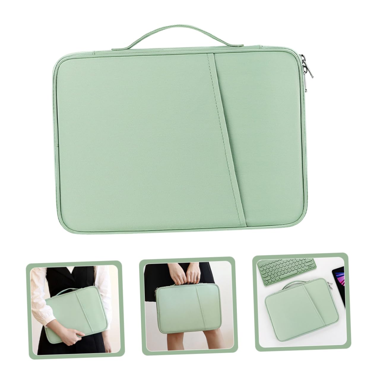 SEWACC Tablet Carrying Case Versatile Sleeve Pouch for Tablets E Readers Lightweight Design with Smooth Zipper Closure Stylish for Travel Daily Use