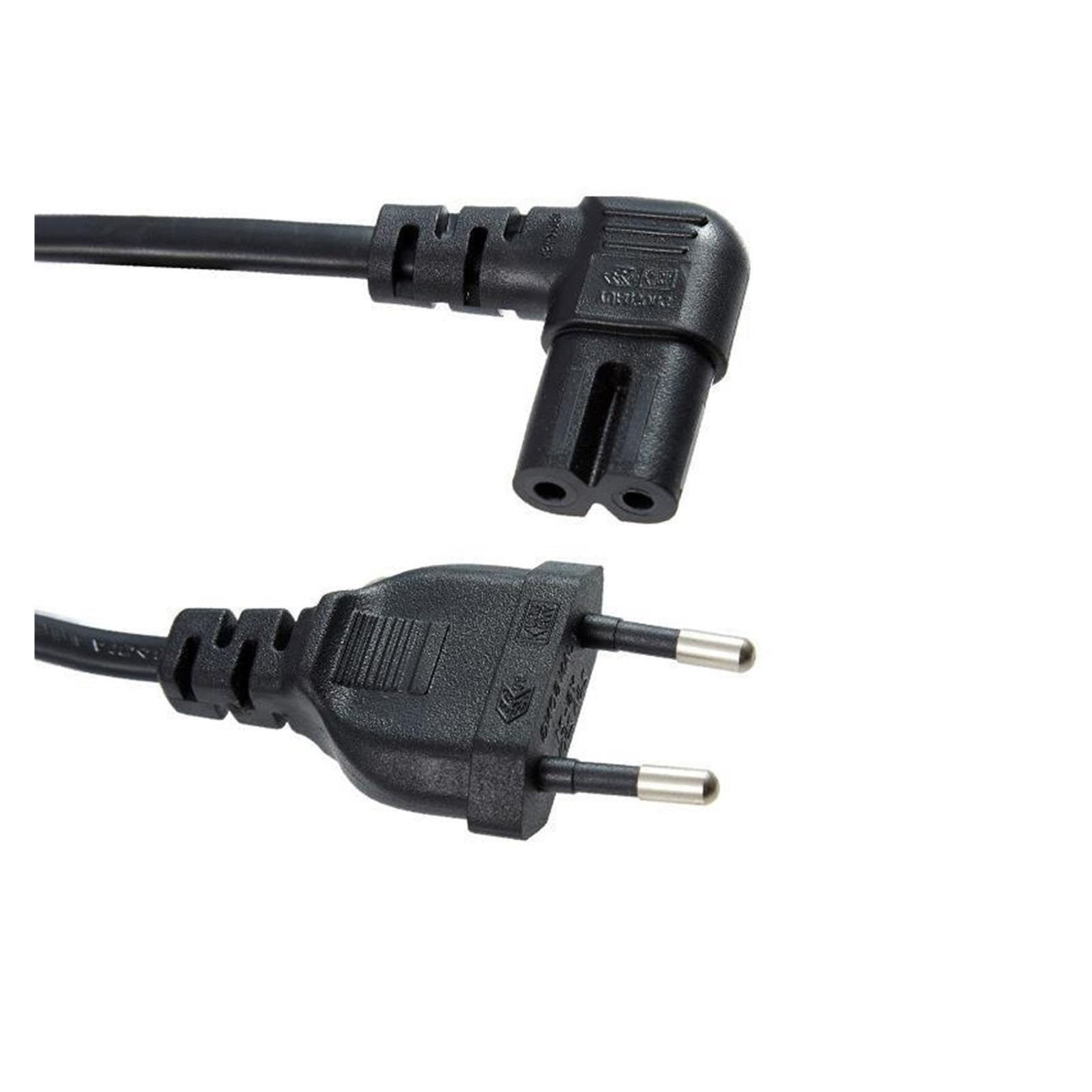 Cable de extensión UE de 0,3-10m, Cable de alimentación C7, Figura 8, Cable de CA con Enchufe Europeo, Compatible con Samsung, Fuente de alimentación for Monitor de TV(5m)