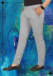 Men’s Slim Fit Casual Chinos Pants_ Stretch Cotton Trousers with Flat Front, Comfortable Everyday_TS K011_Parent Price In India