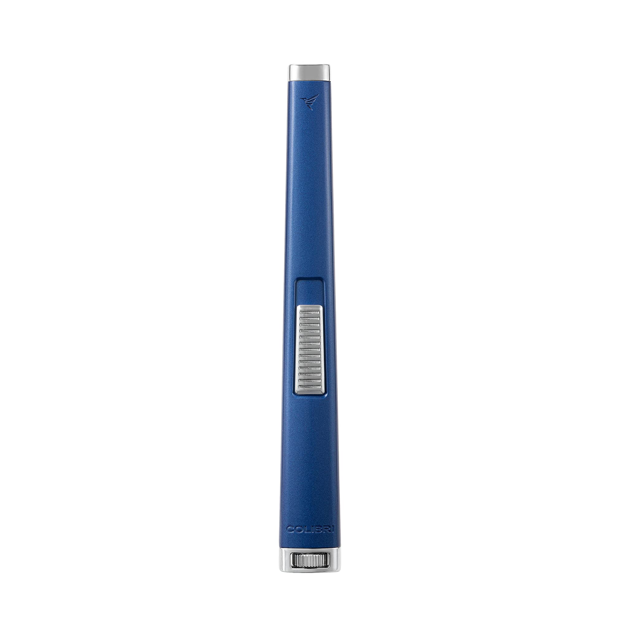 Colibri Aura 10mm Flat Flame Lighter - Elegant and Windproof with Refillable Butane Ideal for Cigars Candles with