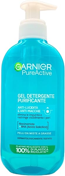 Garnier Pure Active Gel Detergente Purificante 200ml