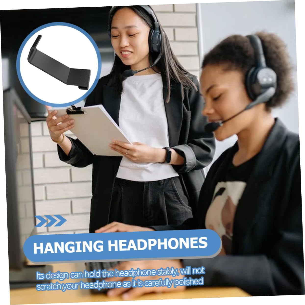 UKCOCO 9piezas Soporte Para Auriculares De Pared Organizador De Auriculares Almacenamiento y Exhibición Para Accesorios