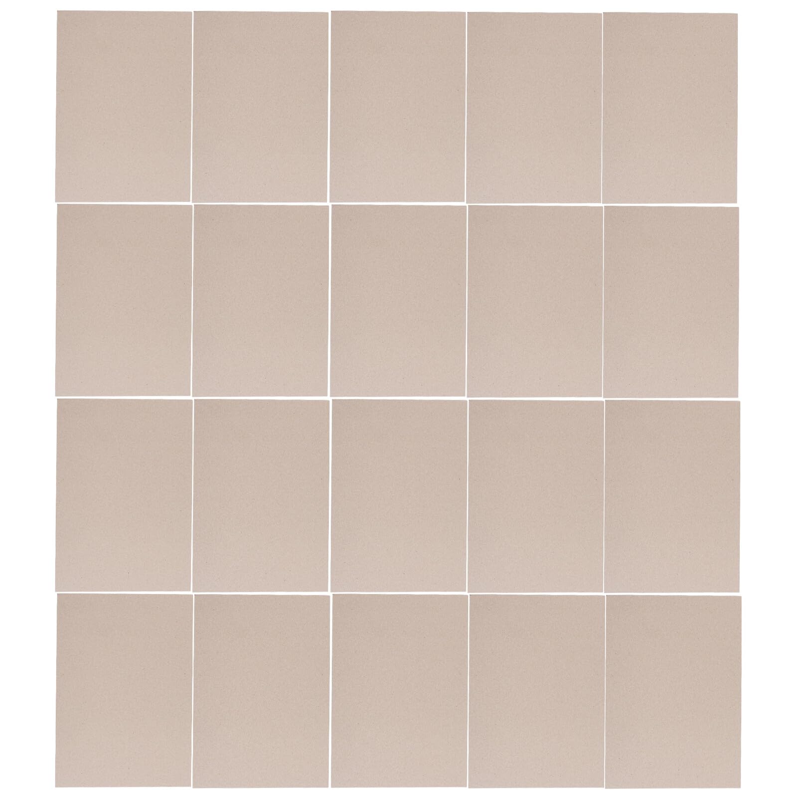 Gadpiparty Feuilles de Carton Rigide A4 Papier Épais Vintage Polyvalent 2,5 Mm Lot de 20 pour Scrapbooking et Reliure pour Album et Travaux Manuels