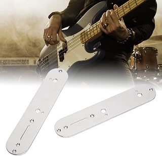 2Pcs Electric Guitar 7mm Control Plate Mounting Plate, Metal Instrument Accessory for Replacement Control Plate for Electric Guitar