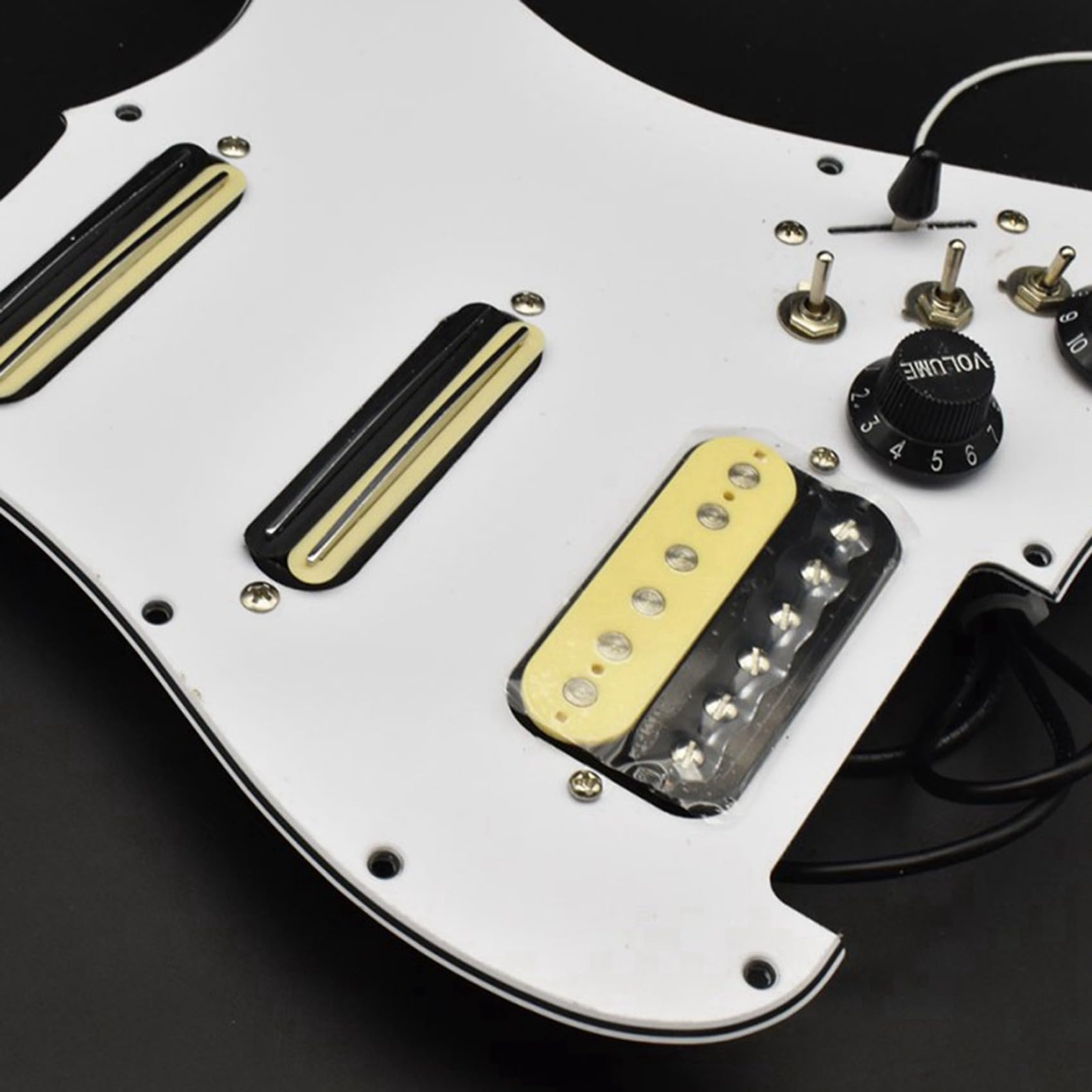 3X Chitarra Elettrica Pickguard Pickup Cablaggio Caricato Battipenna Precablato Chitarra Pickguard Scratchplate Pickup Assembly
