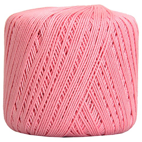 Image of ThreadArt 100% Cotton Crochet Thread Size 3, Mauve 5 | Soft pure cotton crochet thread for lace, doilies, amigurumi and crafts. Smooth finish with crisp stitch definition.