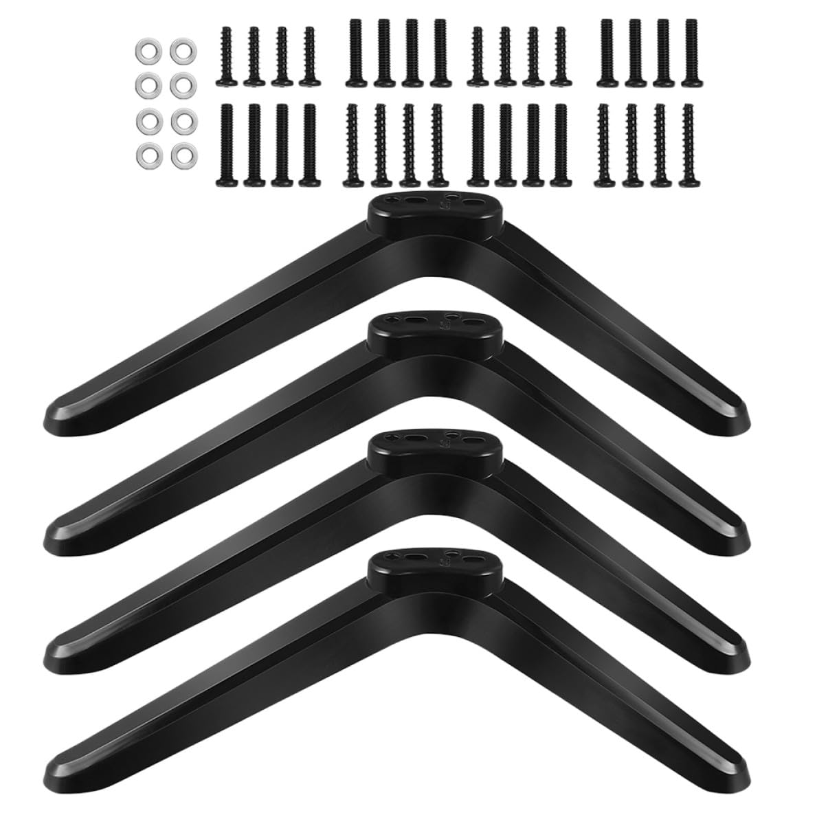 Support TV stable et élégant avec visserie complète d'installation - 8