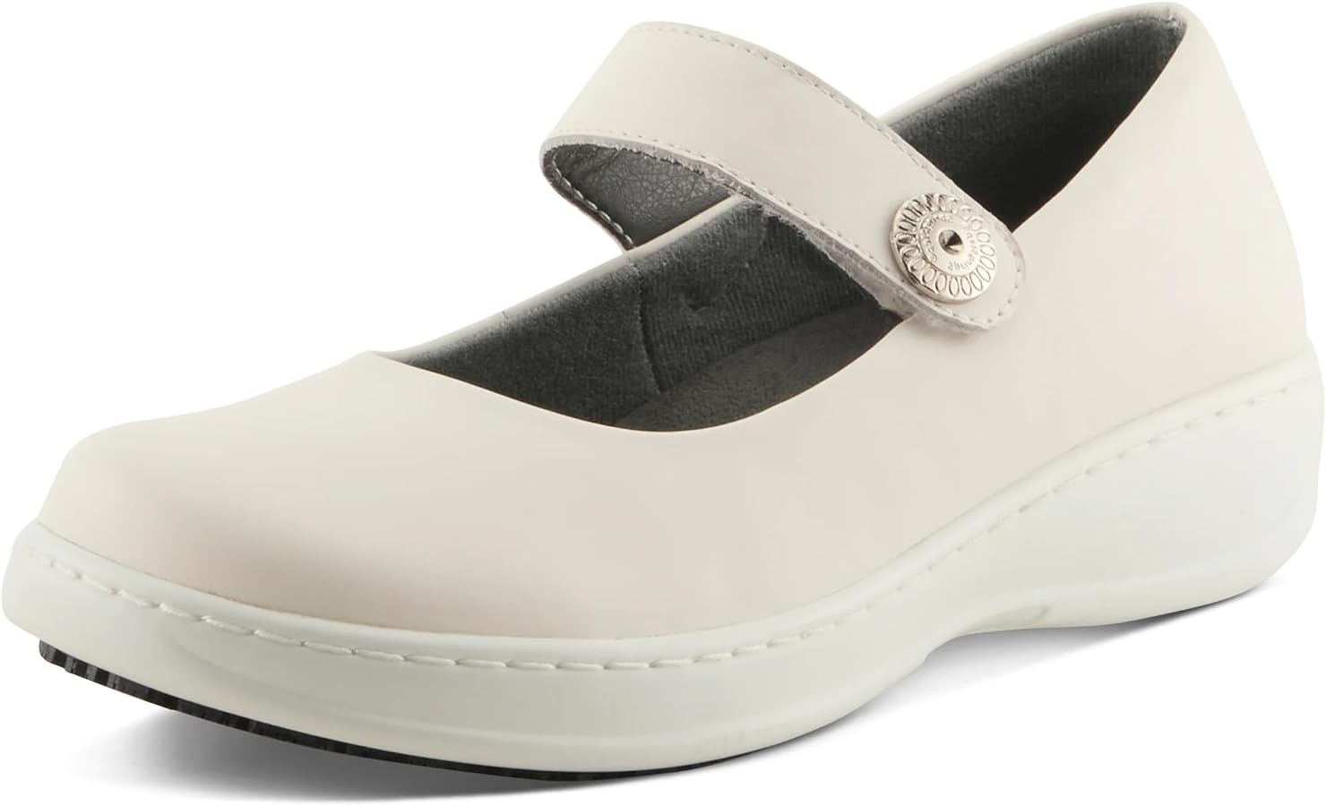 Amazon.com: Spring Step Women's Wisteria Work Shoe, White, 6 M US