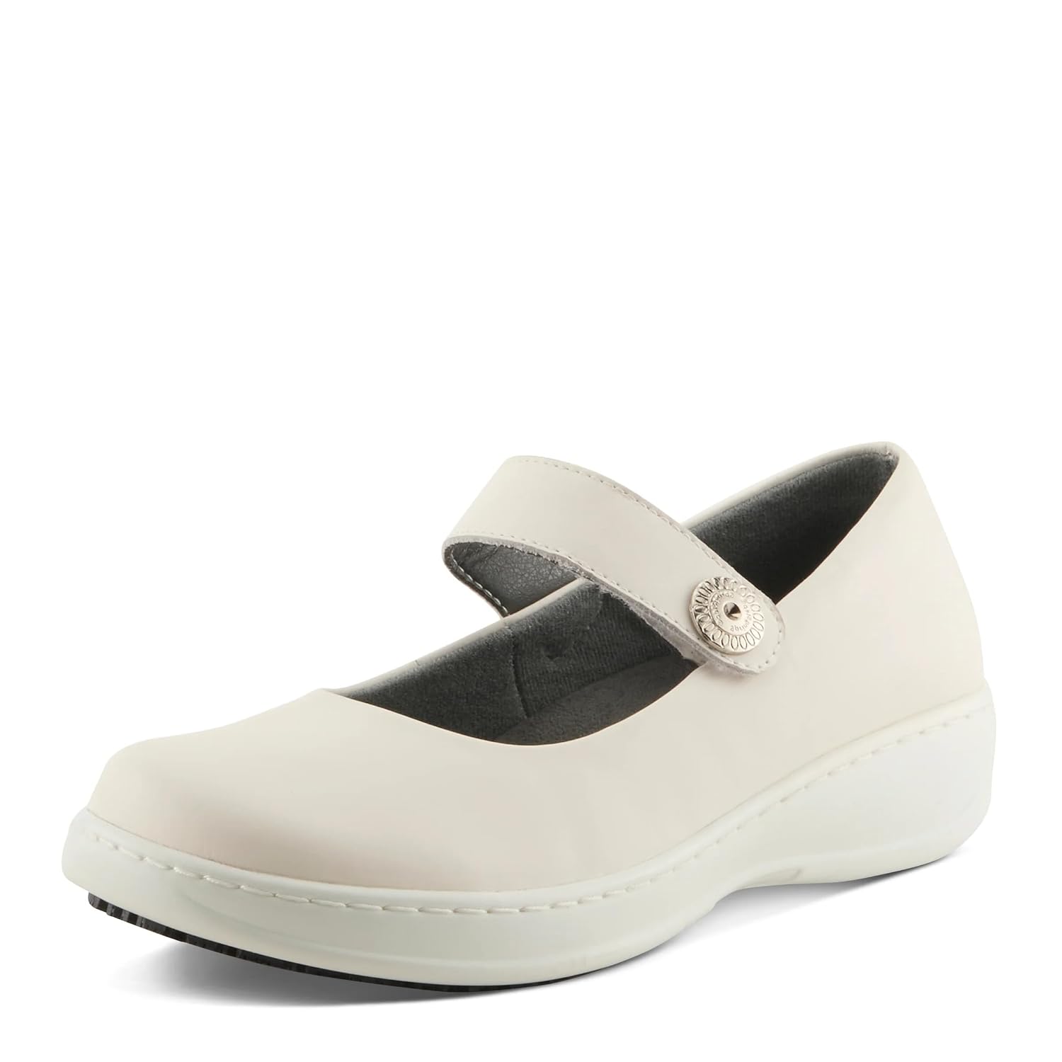 Spring Step Wisteria Work Shoes for Women | Professional Mary Jane Shoes | Comfortable Round Toe Ladies Casual Leather Fla... - Review, Price and Buying Guide