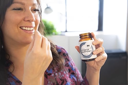 Miniatura 6 de August Moon - Soporte orgánico para el estrés - 60 cápsulas veganas en una botella de vidrio - Suministro para 30 días