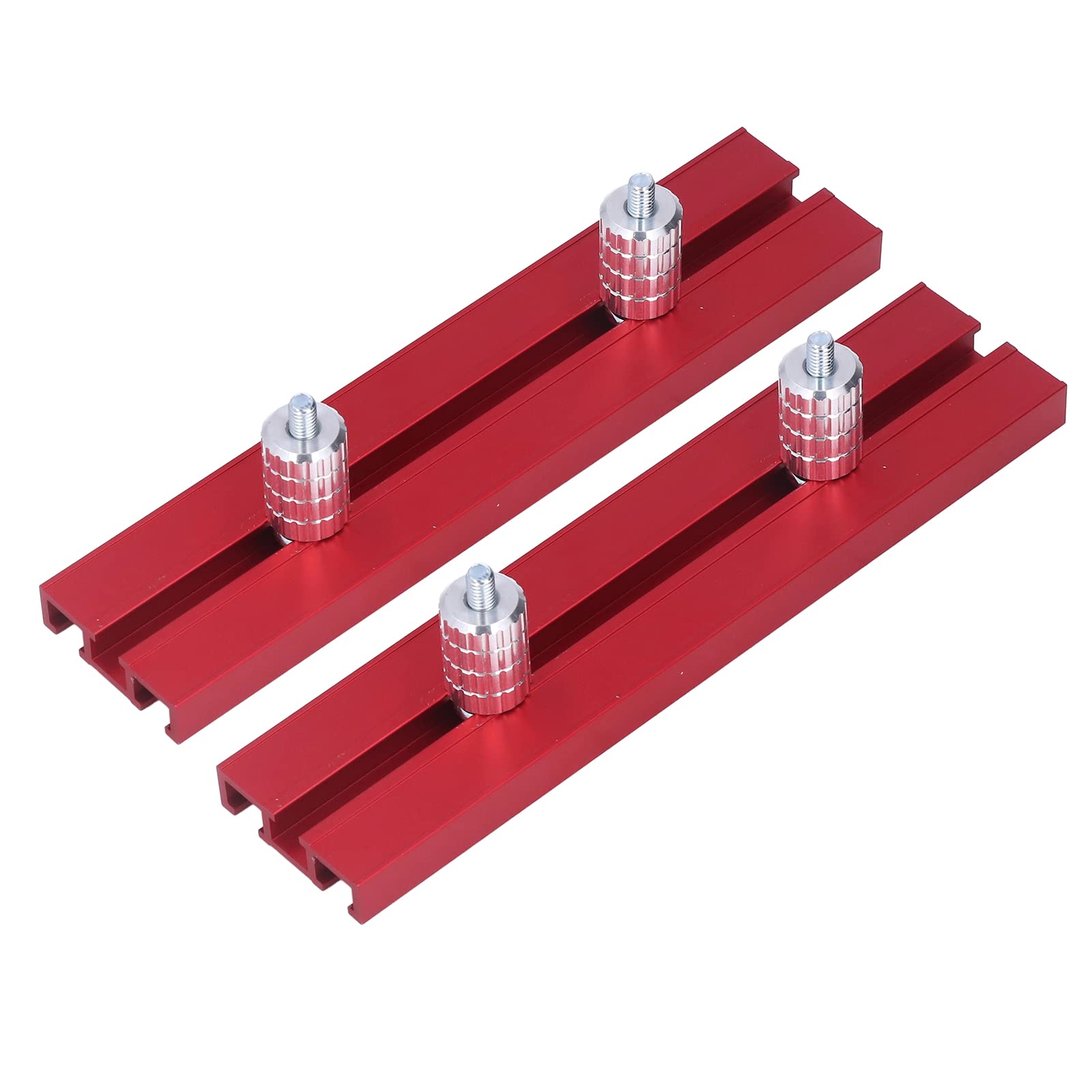 Tope para cepillado de carpintería con abrazaderas para perros de banco de madera roja de 15,8 mm