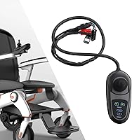 Vista 8 de Reemplazo del controlador de palanca de ruedas eléctrica, 4 teclas, controlador universal para silla de ruedas, accesorios de pieza impermeables
