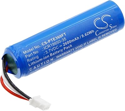 Cameron Sino 2600mAh / 9.62Wh Replacement Battery for Petzl E36NAO, Nao, Nao+, Neo, Stirnlampen, ICR18650-35