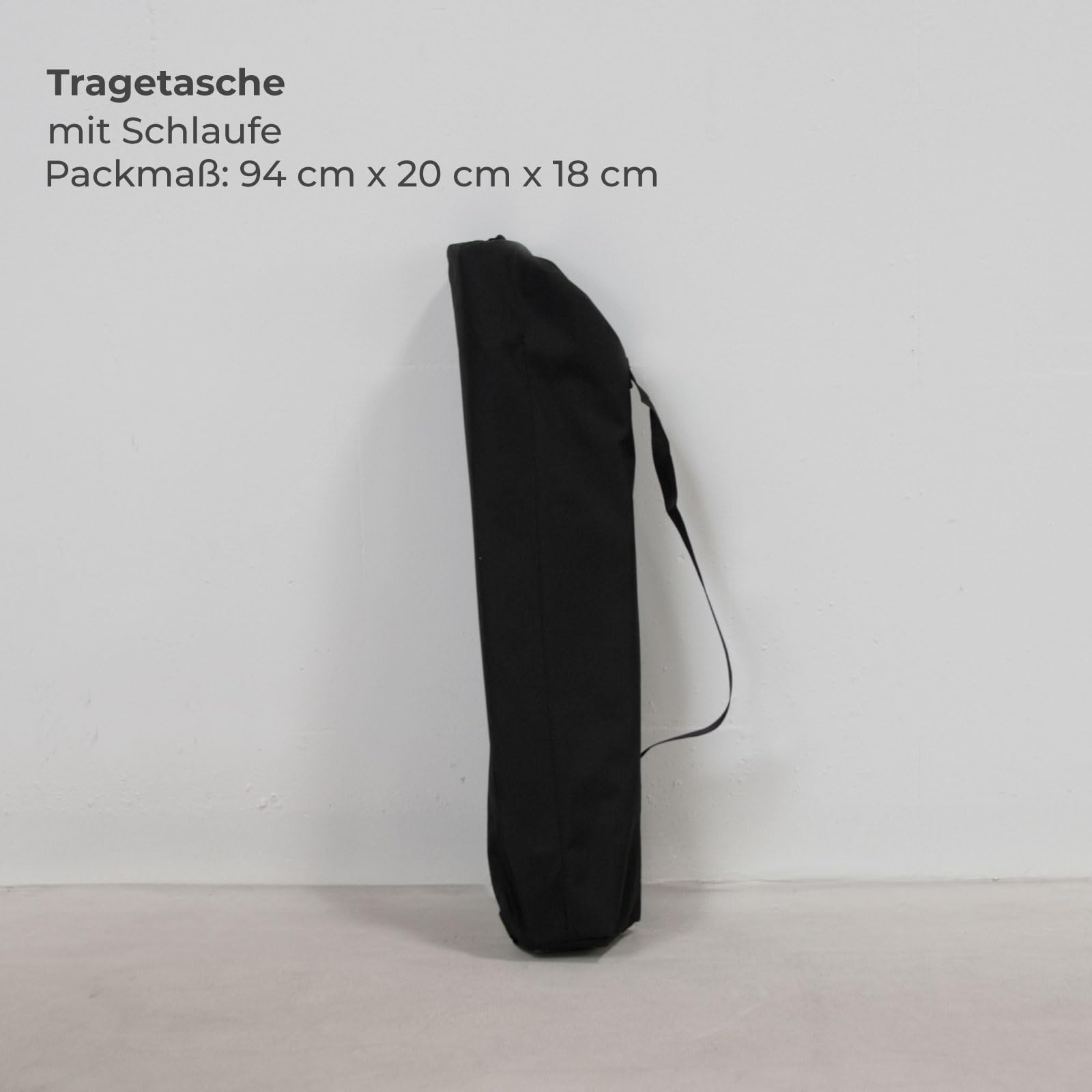 osoltus Campingtisch Fjord höhenverstellbar Aluminiumgestell | Klapptisch Holzoptik-Tischplatte 90cm x 59cm x 45-71 cm höhenverstellbar