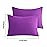 NTBAY Toddler Pillow Cases Set of 2, 2 Pack Brushed Microfiber 14x20 Pillow Cases, Soft, Wrinkle, Fade, Stain Resistant Purple Pillow Cases with Envelope Closure, 14x20 Inches, Purple
