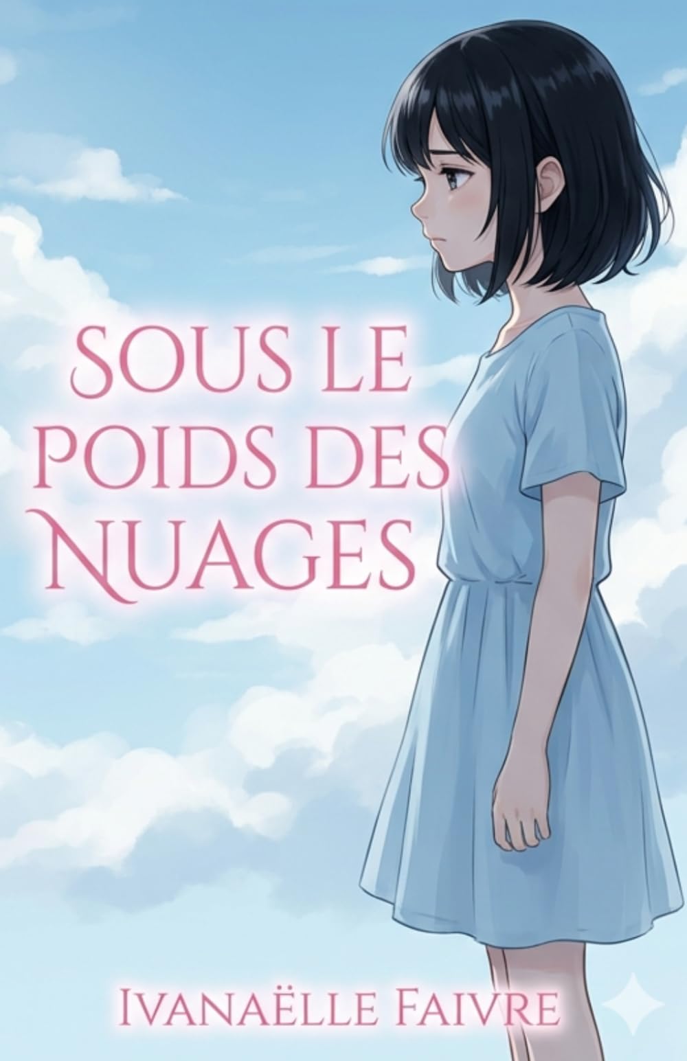 Sous le poids des nuages: Histoire sur les difficultés d'une adolescente au collège et dans la vie familiale