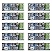 Anmbest 10PCS 5V-12V LM386 Audio Amplifier Module 200 Times Gain 10K Adjustable Resistance for Arduino