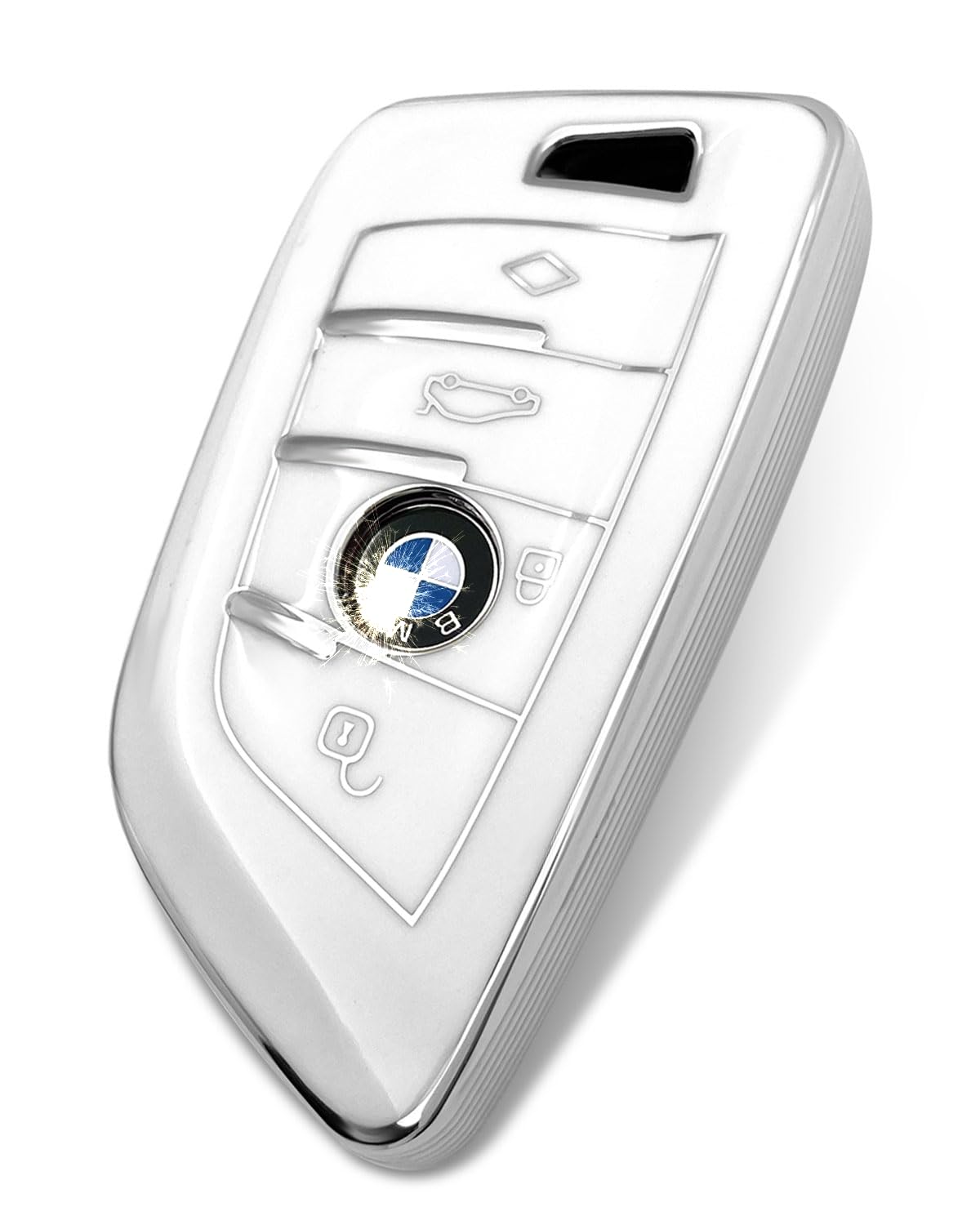 HAOYOUMEI Soft TPU Key Fob Cover For Mercedes-Benz - 360 Protection With Keychain, Multiple Models