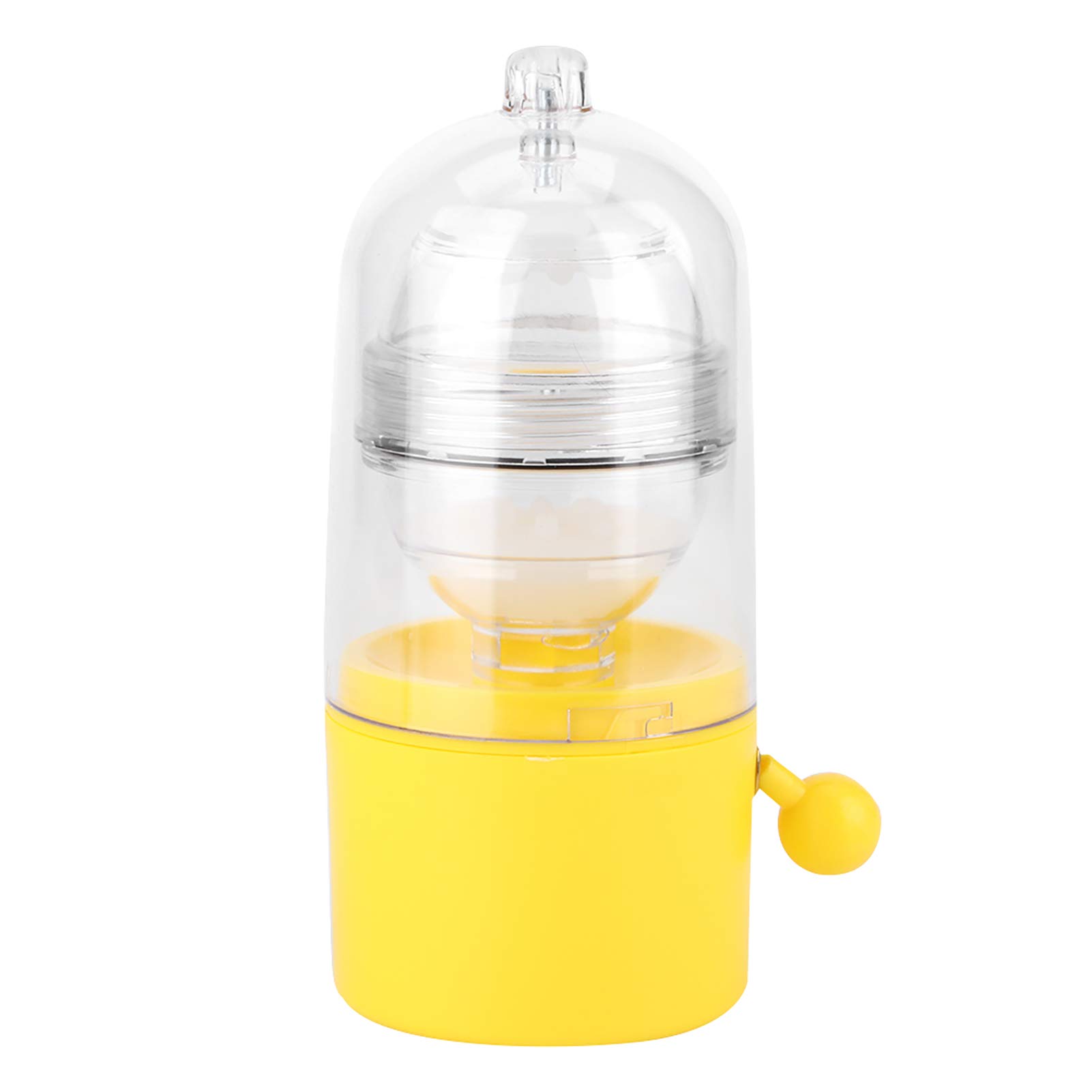Egg Scrambler, Silicone Manual Egg Shaker Portable Golden Egg Maker White Yolk Mixer Hand Pull Powered Machine with Pulling Rope Kitchen Cooking Tools Whisk Spinner Gadgets for Making Hard Boiled Eggs
