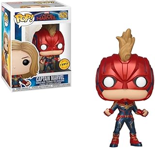 Funko Pop! Marvel: Captain Marvel - Captain Marvel Masked Chase Bobblehead