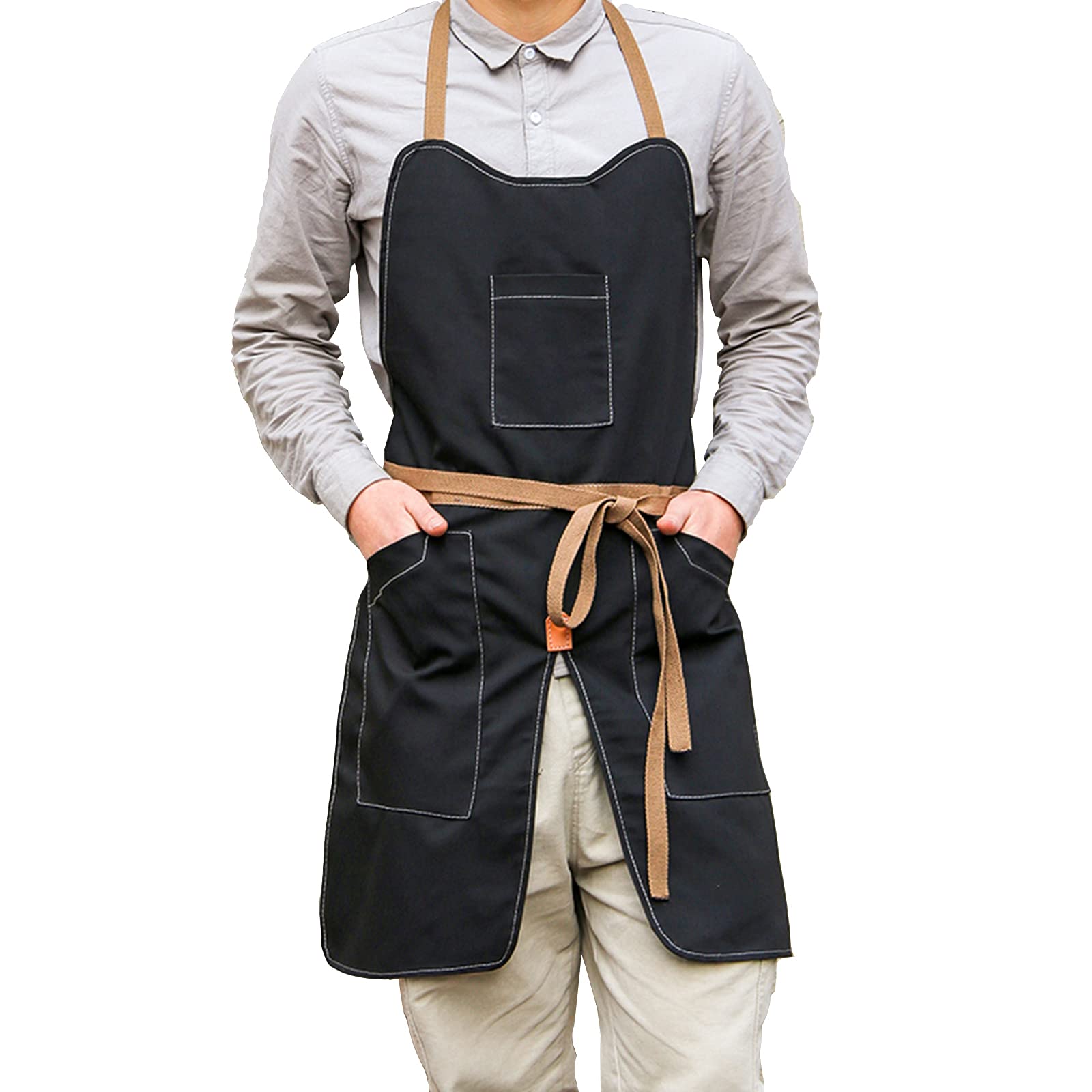 Delantales Delantal, Unisex Chef Restaurante Barbacoa Cocina Horneado