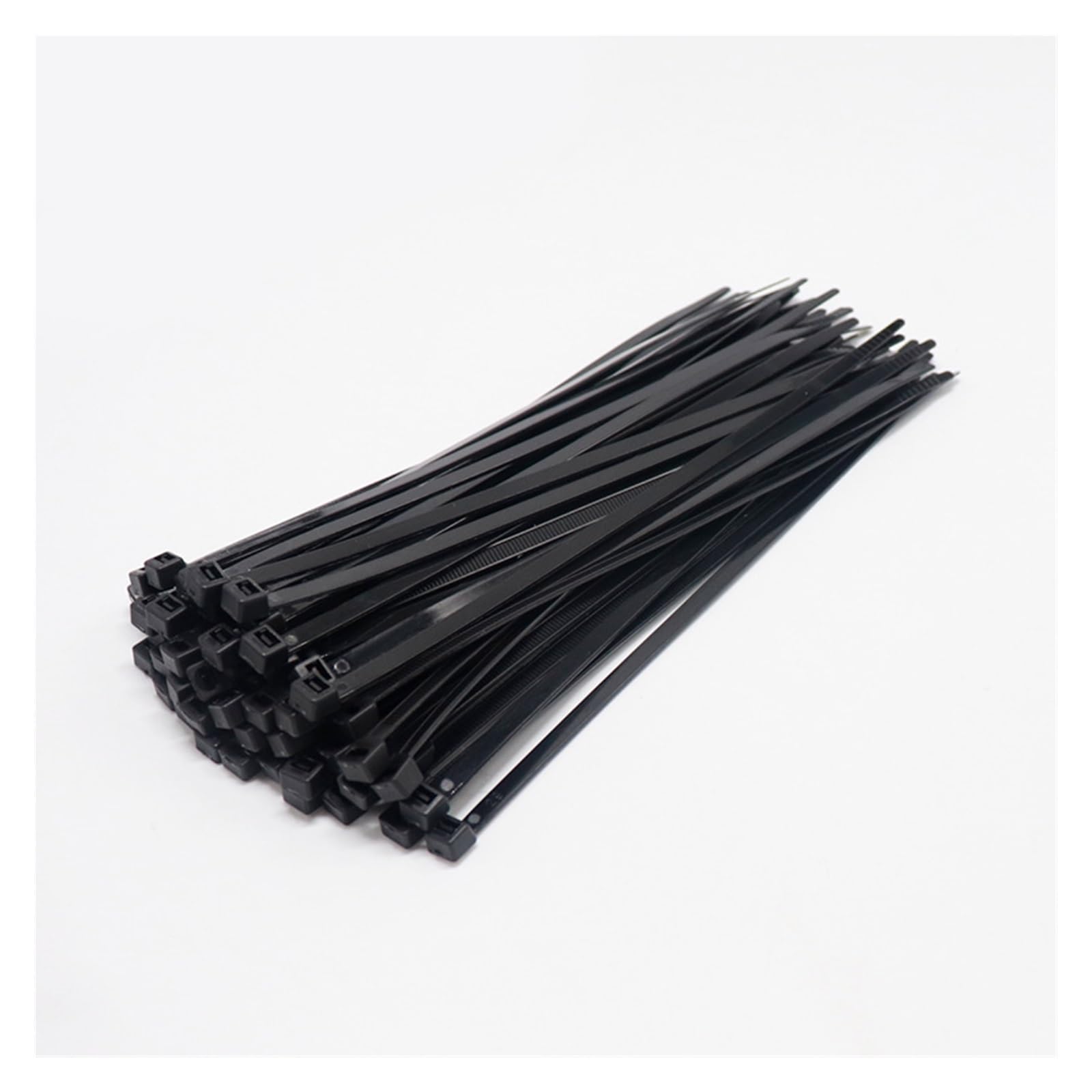 Nylon Cable Tie Buckle， Black Nylon Zip Ties 100 Pcs Multiple Sizes Self-Locking(3x100mm)