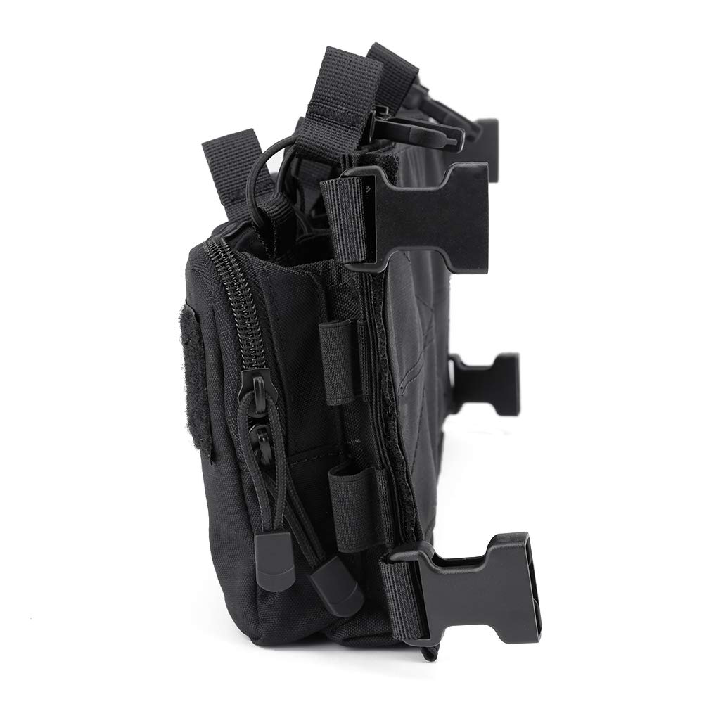 Gilet tactique à la poitrine Rig Assault 500D Molle Gilet tactique à poches multiples
