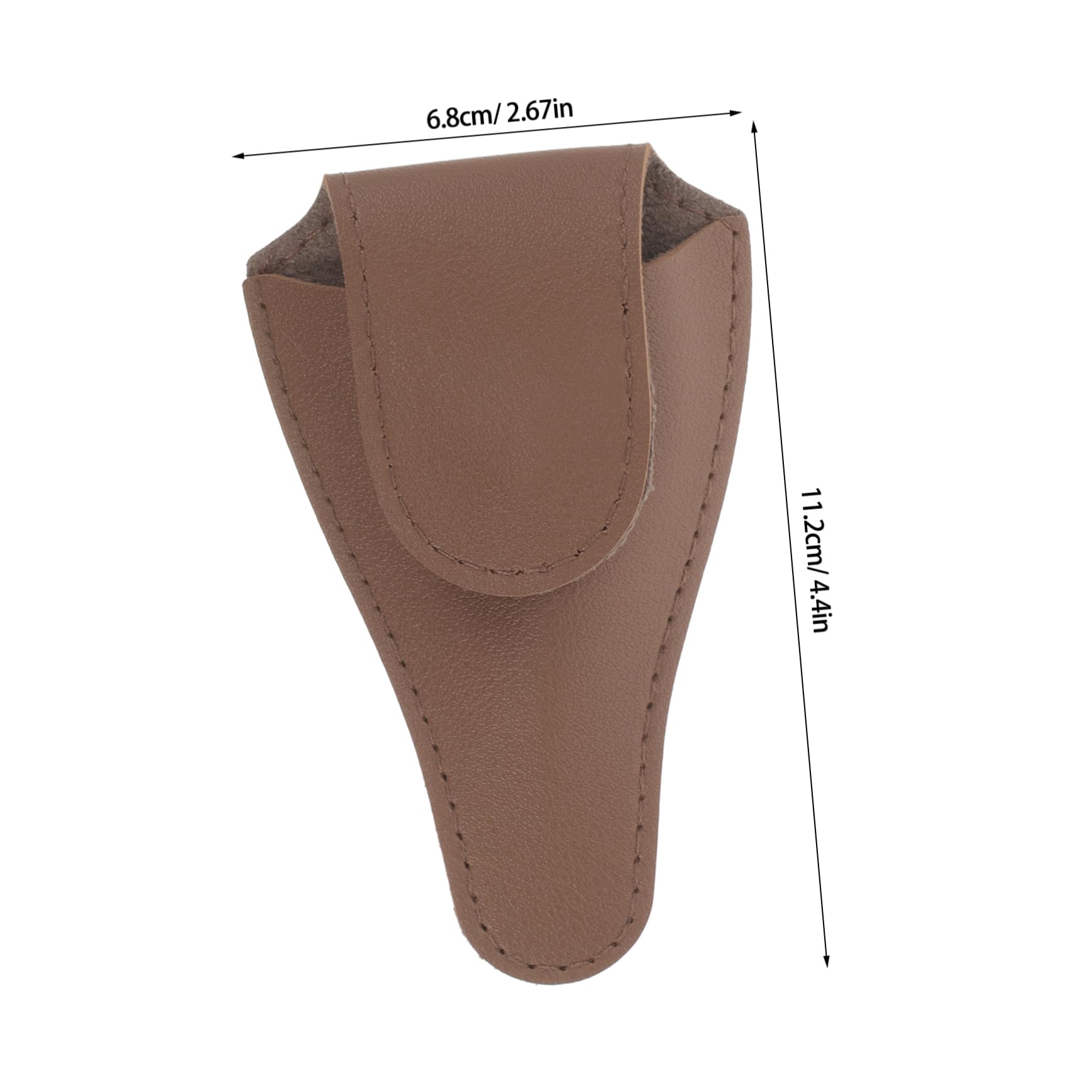 SOESFOUFU Nail Clipper Protective Cover Cuticle Scissor Cover Scissors Protector Soft Pu Material Decorative Cap