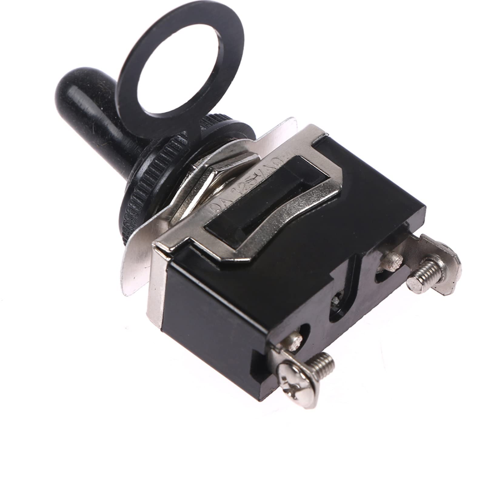 Heavy Duty On/Off Small Spst Interruttore a levetta Miniatura + Copertura impermeabile 12v Bilanciere Prodotti for auto Parti interne Pulsante Start Stop