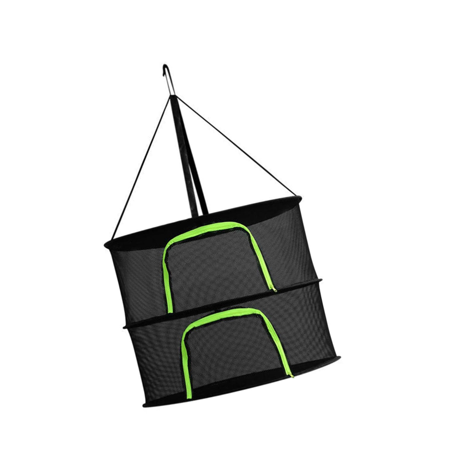 ljhnba Permanent Nylon Fabric Drying Rack Foldable Design for Efficient Ventilation and Space Saving U Zippered Drying Net