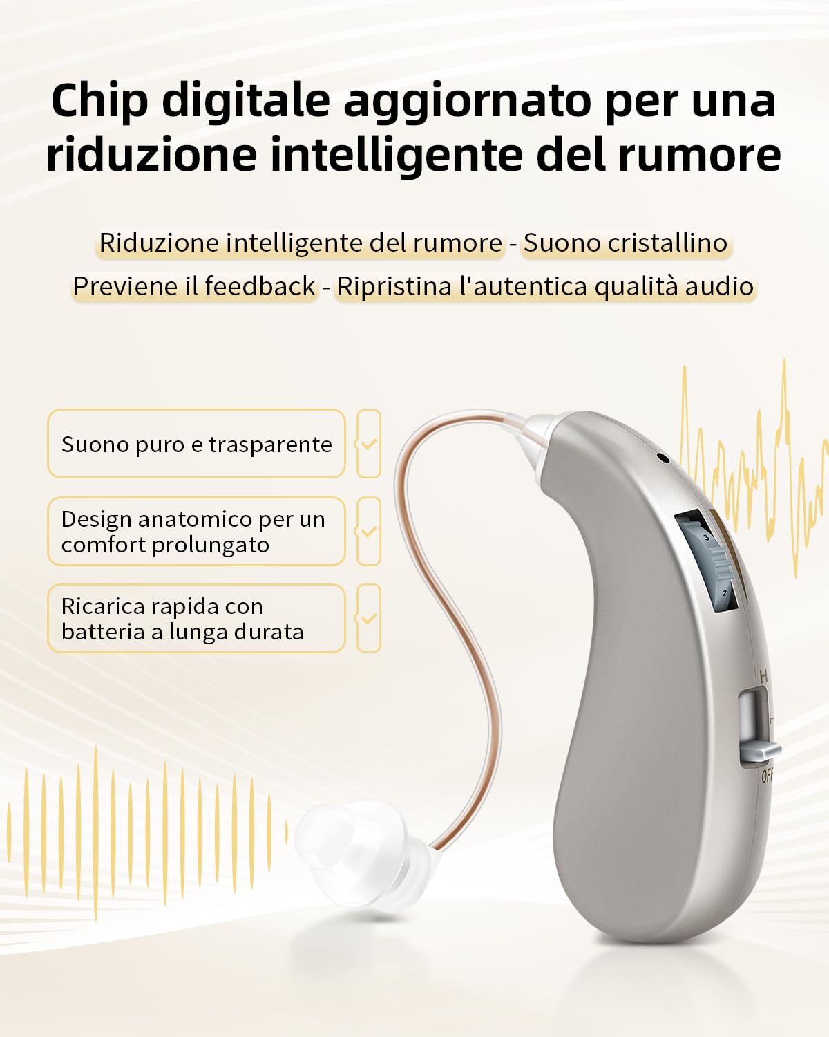 Britzgo Una nuova esperienza Tecnologia di elaborazione del segnale digitale Dispositivo ricaricabile (Argento)