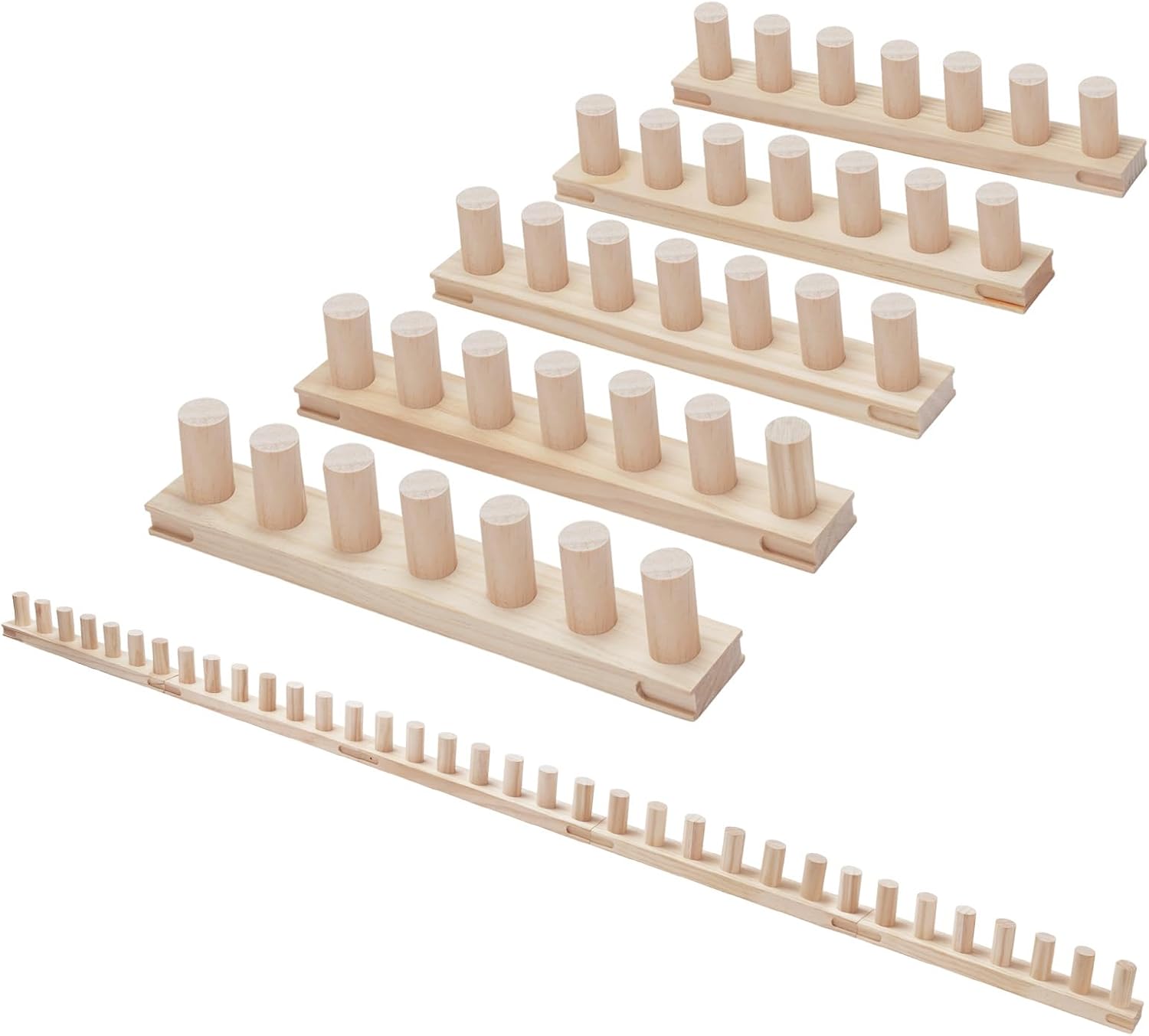 55'' Chunky Yarn Blanket Loom for Knitting Thick Yarn Projetcs: Adjustable Size Hand Knitting Kit, Easy Operation for Cozy Handmade Blankets, Ideal for DIY Beginners