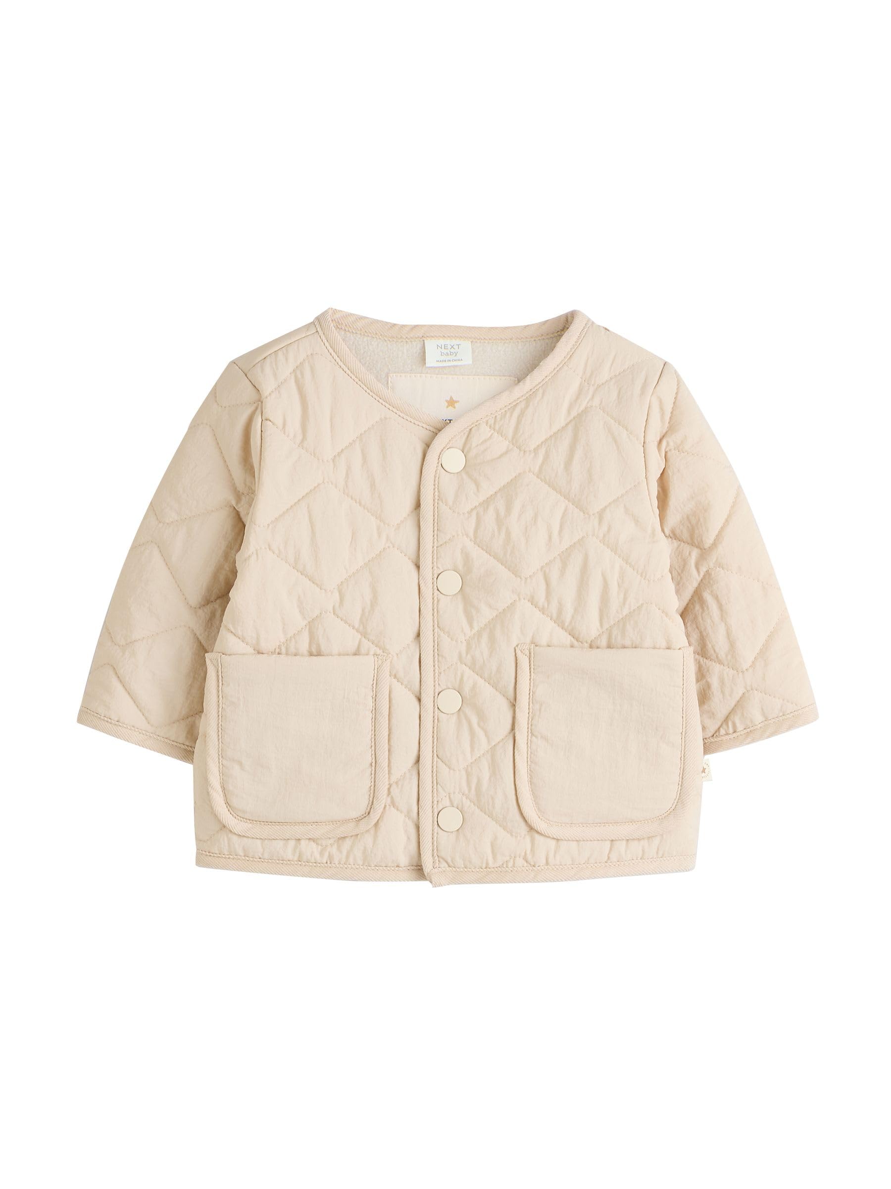 NEXT Unisex Bambino Giacca trapuntata per neonati con bottoni a pressione