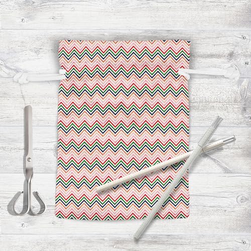 Image of ArtzFolio Chevron D1 | Pouch Wrist Potli Bag | Bag for Weddings & Casual Parties