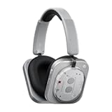 Headphone &lpar;1&rpar; Hybrid Active Noise Cancelling Headphones&comma; Wireless Over Ear Headphones with 6 MICS&comma; Personalized Spatial Audio&comma; Tuning by KEF&comma; Up to 80 Hours Playtime&comma; Bluetooth Headset White
