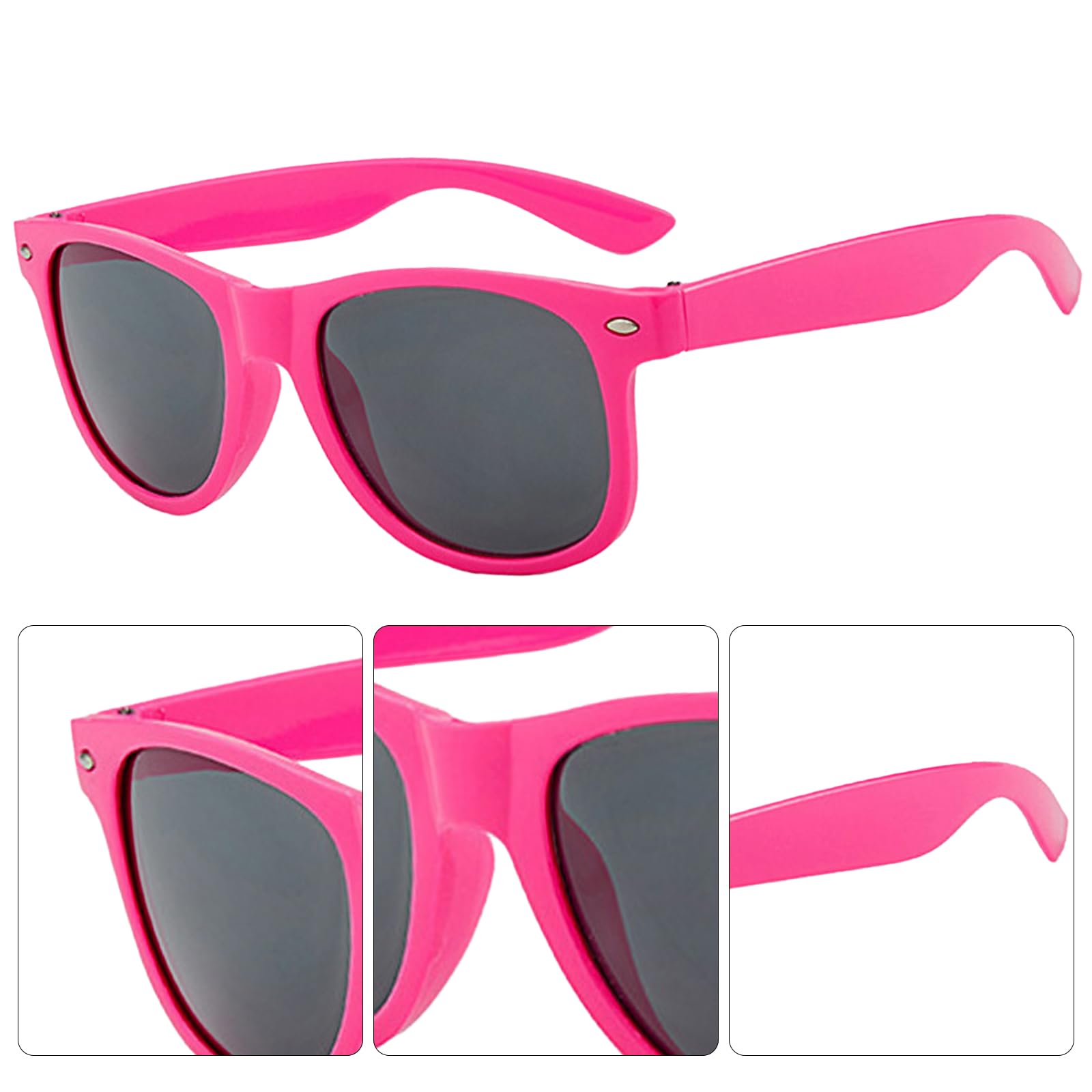 80s Outfit Women's Retro Costume Clothing Accessories 80s 90s Clothing Costume Accessories Headband,Bracelets,Leg Warmers,Earrings,Belt Bag and Glasses for Carnival Neon Party (7 - Image 3
