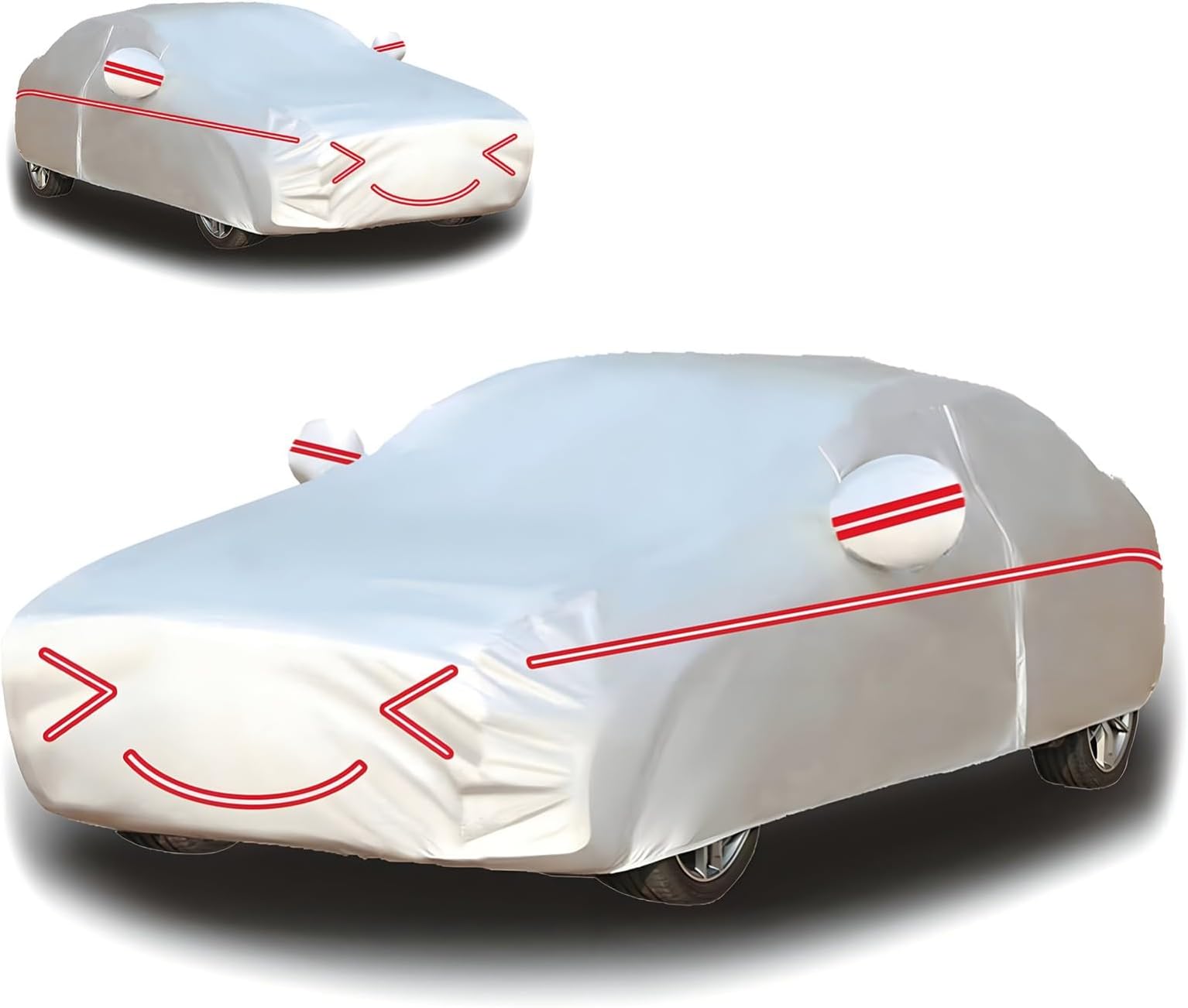 Car Cover Outdoor for Bristol Fighter(442x179,5x134,6cm),heat insulation, high temperature resistance, frost resistance, snow and rain resistance