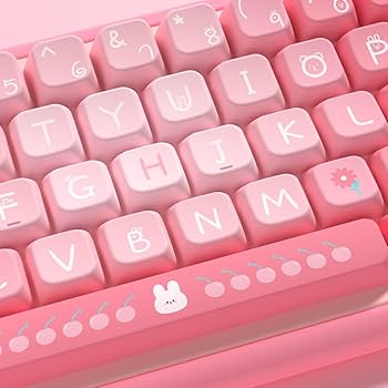 Amazon.com: daixiahu Summer Rabbit Theme keycaps 158 Key PBT