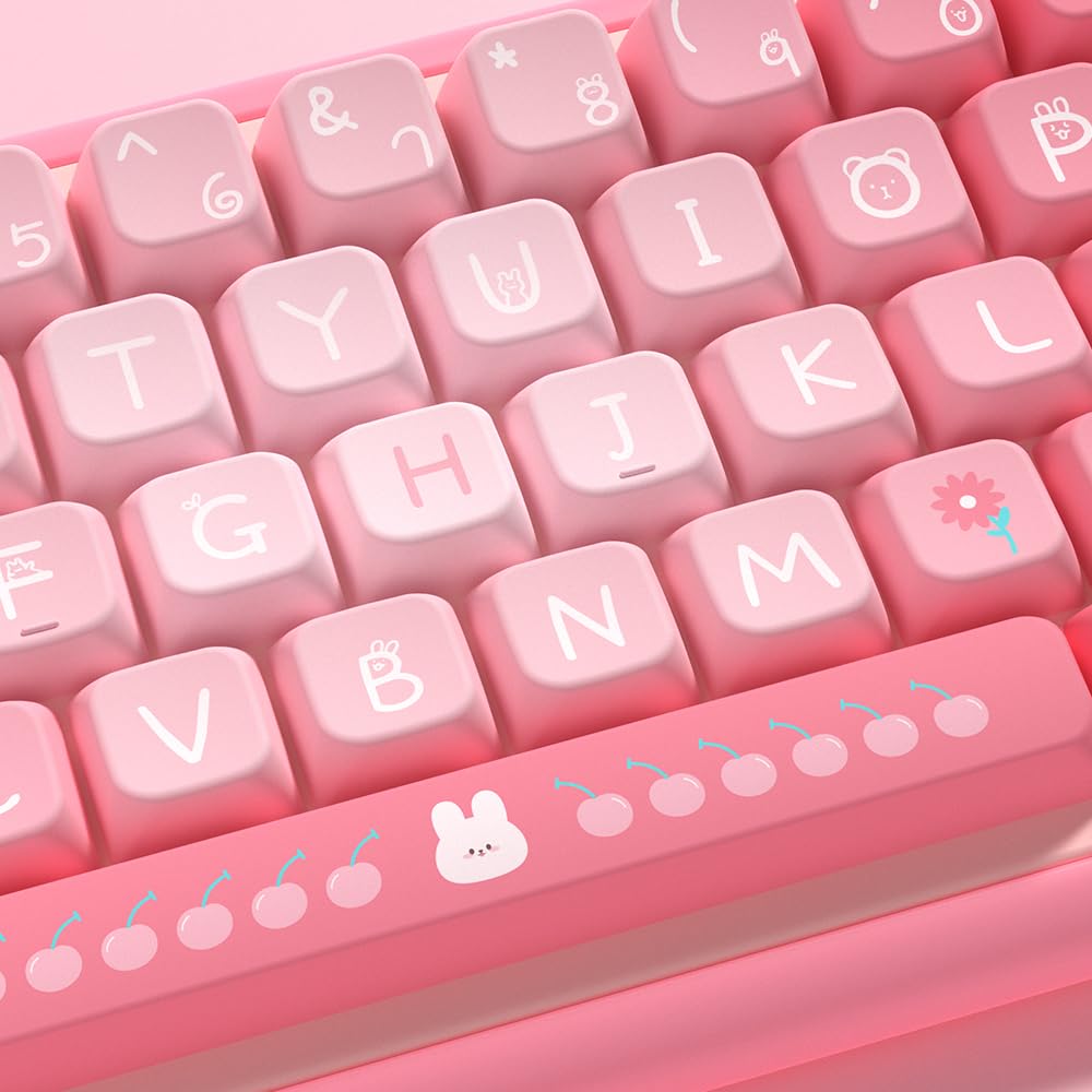 Amazon.com: daixiahu Summer Rabbit Theme keycaps 158 Key PBT
