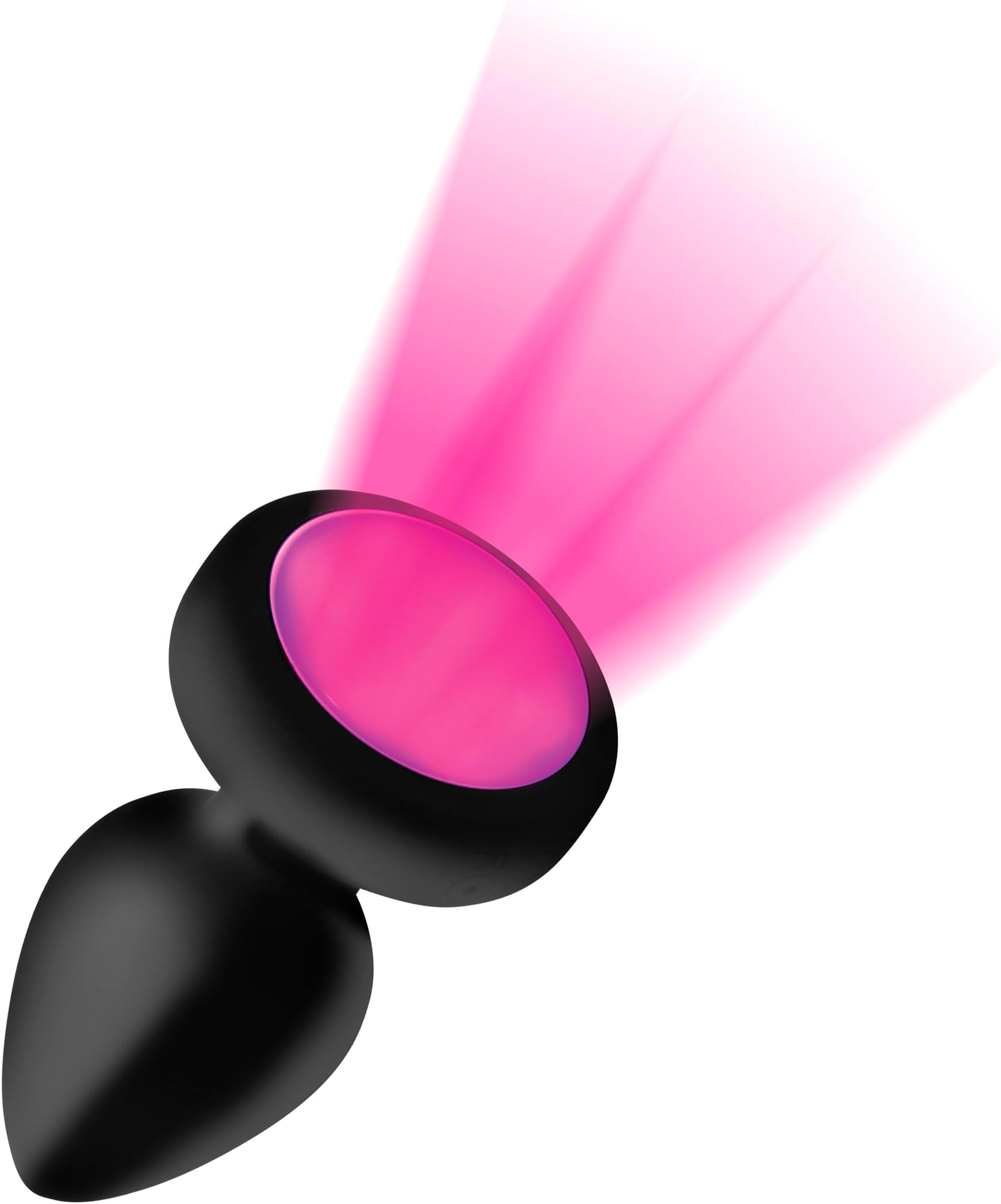 Booty Sparks 7X Small Rechargeable Vibrating Anal Plug - Light Up Silicone Butt Plug for Beginner's Anal Play - for Men, Women & Couple