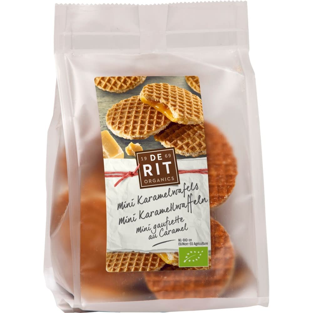 De Rit - Mini Karamellwaffeln - 150 g - 12er Pack