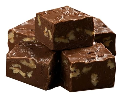 Miniatura 6 de Betsy's Fancy Fudge Caja variada, 14 libra cada uno, cuadrados envueltos individualmente de chocolate, nuez de chocolate, mantequilla de maní, nogal